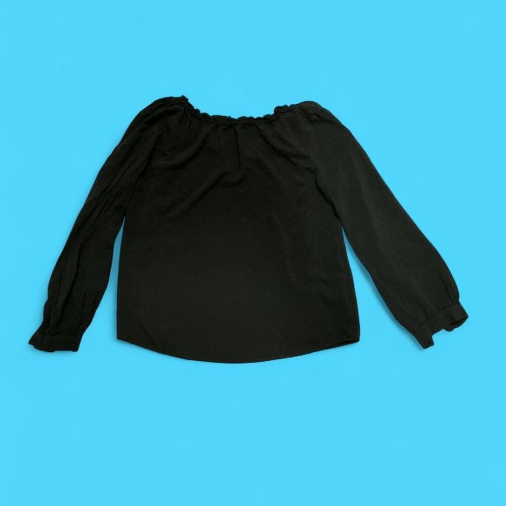Velvet by graham spencer peasant blouse